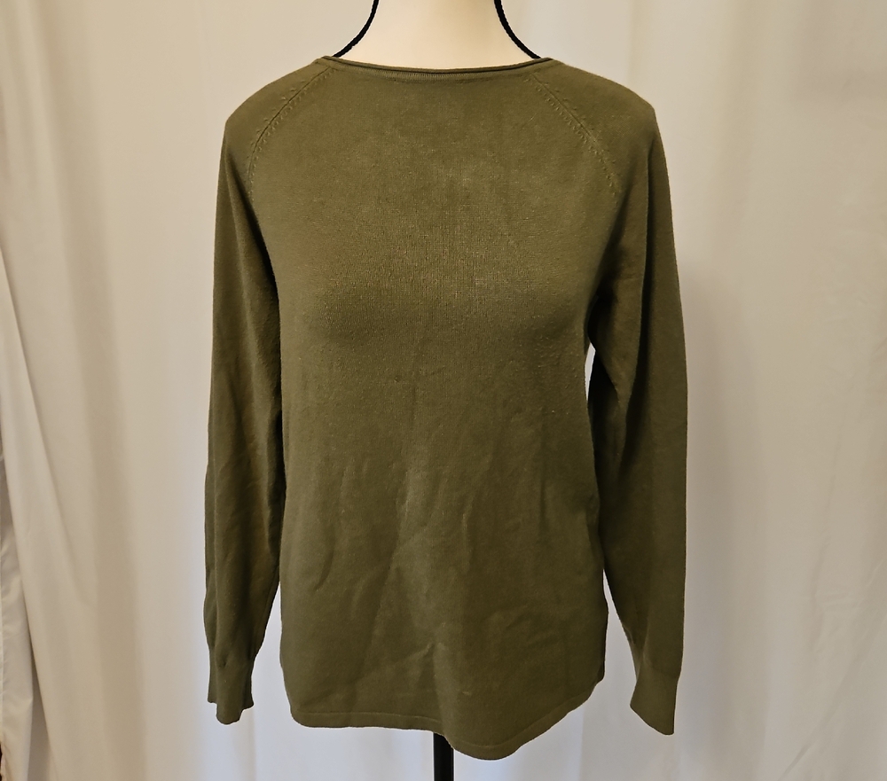 Milano Olive Knit Top